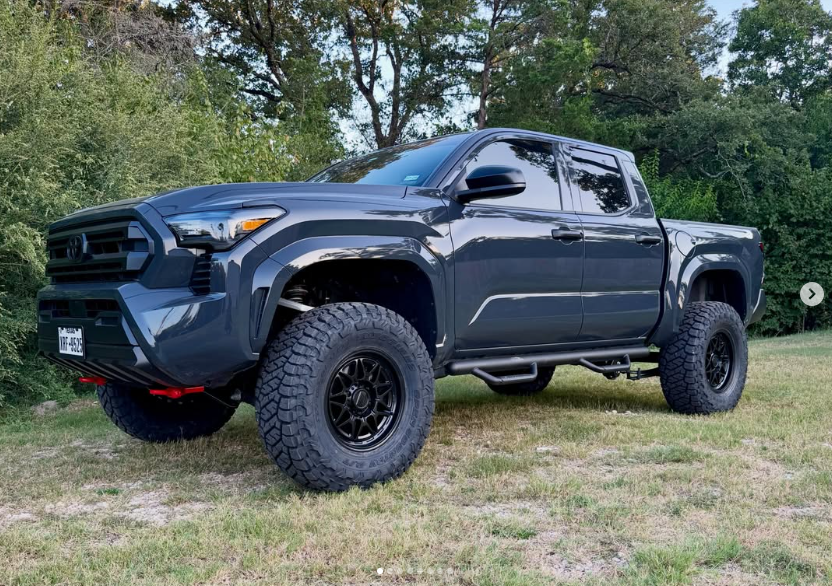 Lifted dark gray 2026 Toyota Tacoma